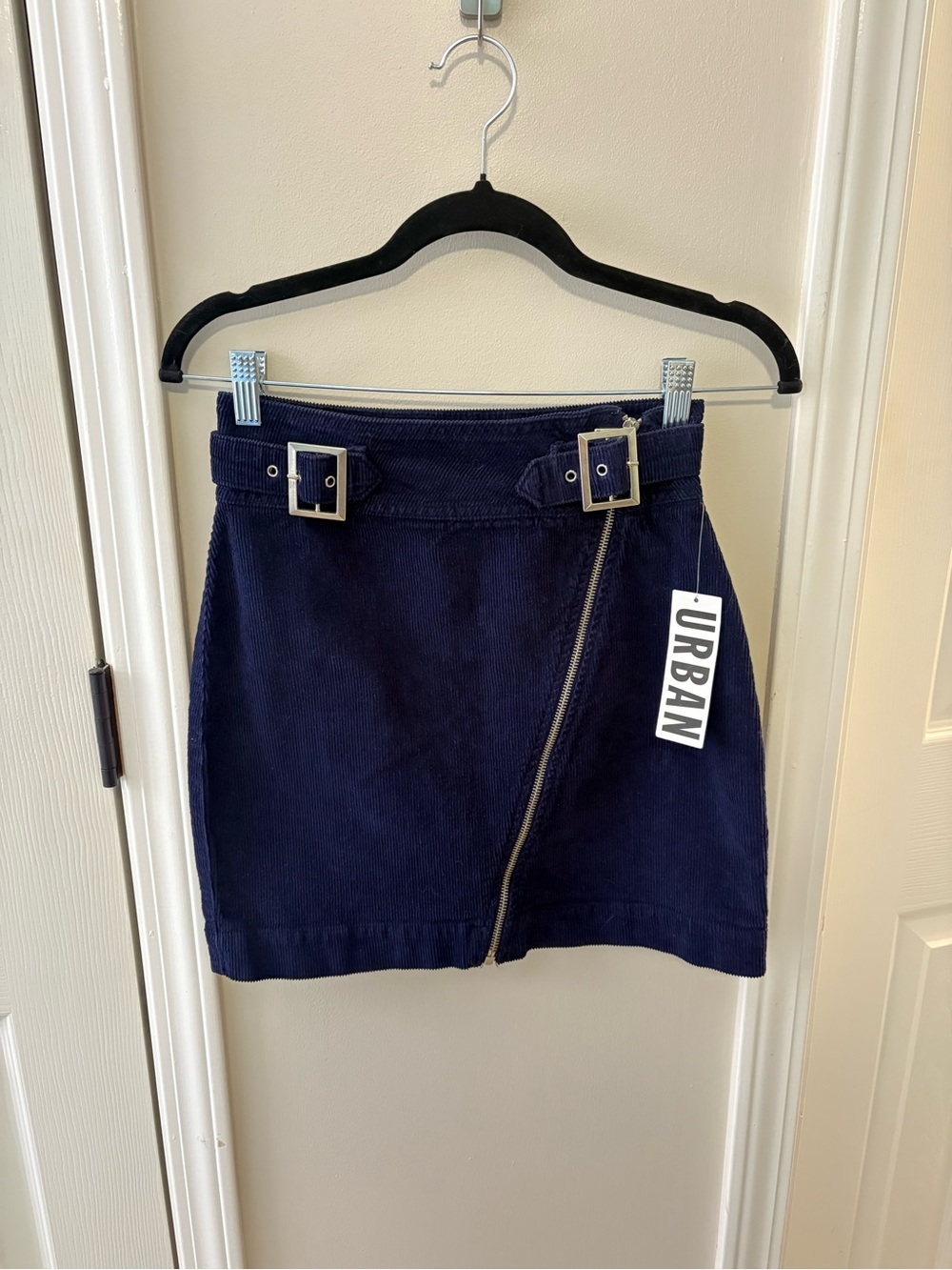NWT Urban Outfitters Navy Corduroy Skirt